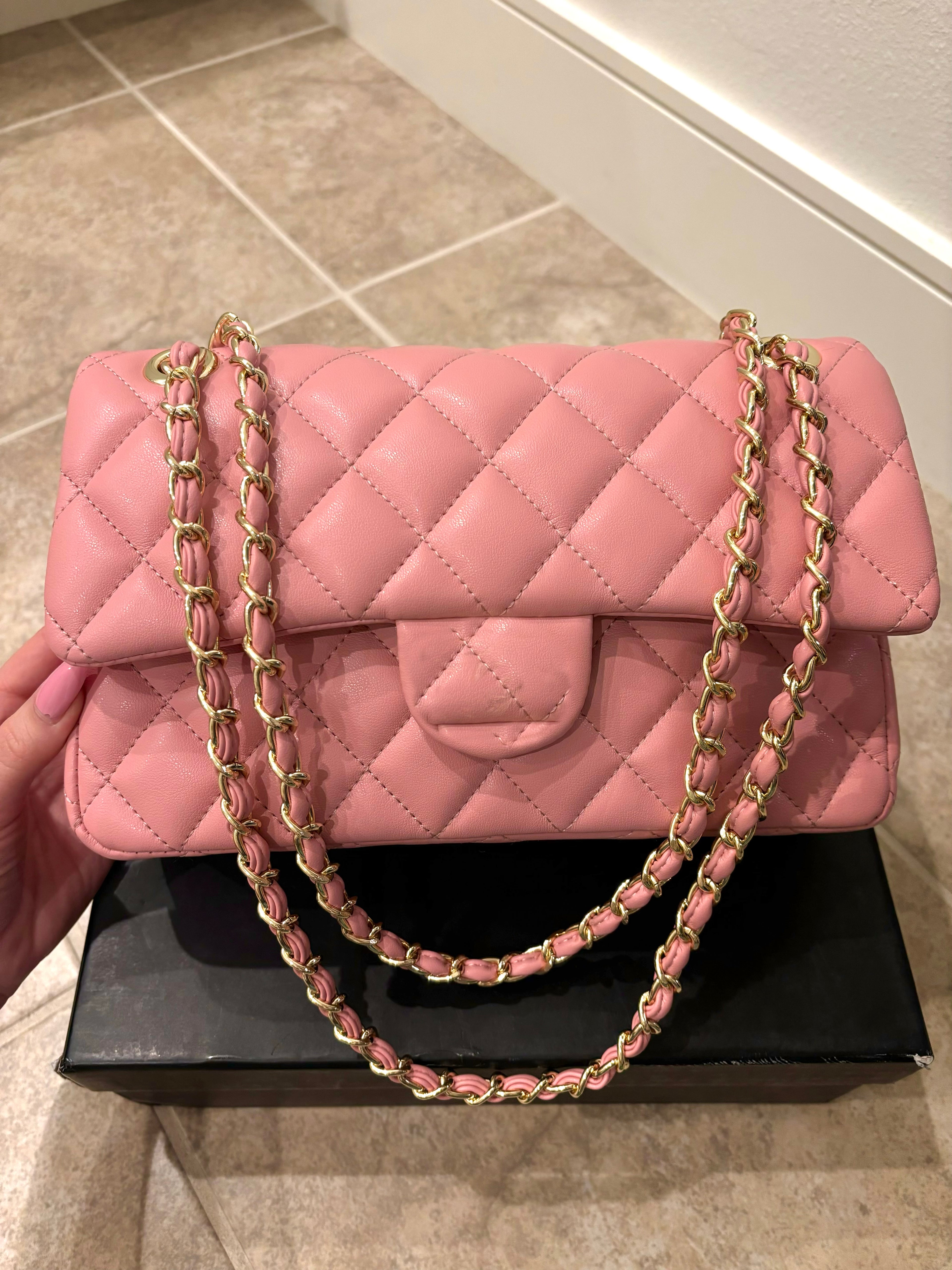 Pink Flap Bag